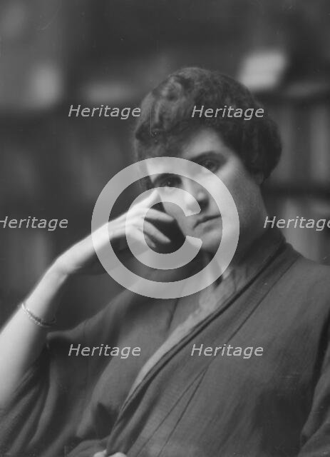 Heinz, Howard, Mrs., portrait photograph, 1916. Creator: Arnold Genthe.