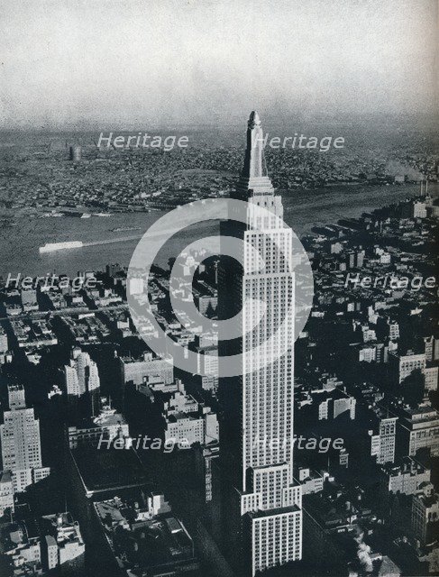 'A superb photograph of the World's tallest building, the Empire State, New York City', c1940. Artist: Sherman Mills Fairchild.