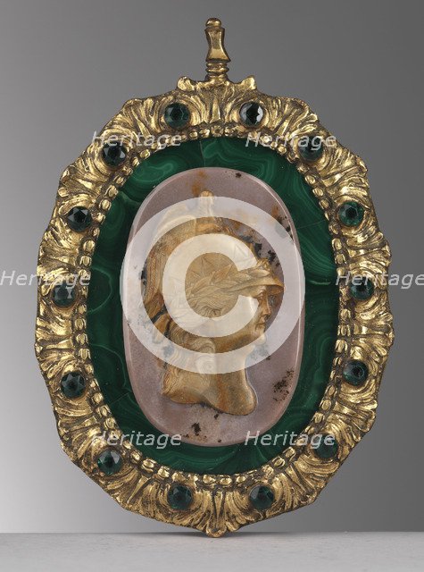 Catherine II as Minerva. Cameo, Last quarter of 18th century. Artist: Maria Feodorovna of Russua, (Sophie Dorothea of Württemberg) (1759-1828)