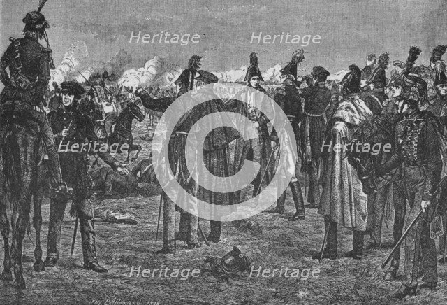 'The Allied Staff at Leipzig', 1902. Artist: Siegmund L'Allemand.