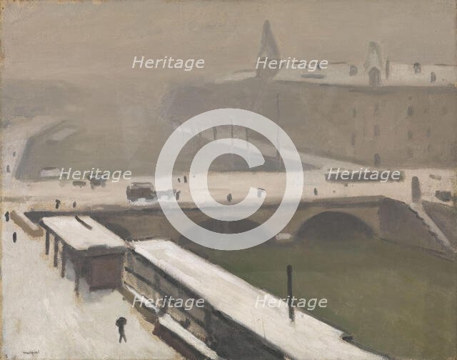 Winter by the Seine, Between 1900 and 1916. Creator: Albert Marquet.