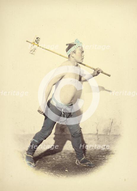 Courier or Postman, 1866-1867. Creator: Felice Beato.