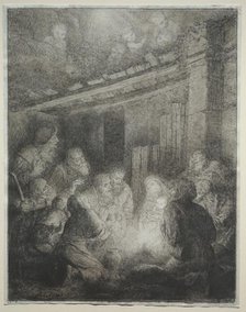 Adoration of the Shepherds. Creator: Alphonse Legros (French, 1837-1911).