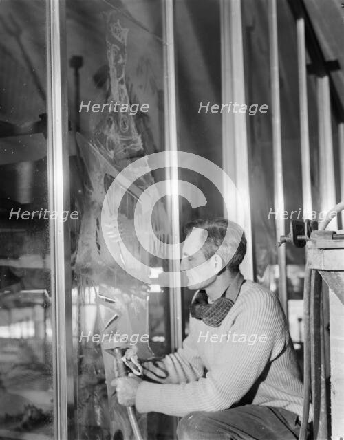 Coventry Cathedral, Priory Street, Coventry, 05/10/1961. Creator: John Laing plc.