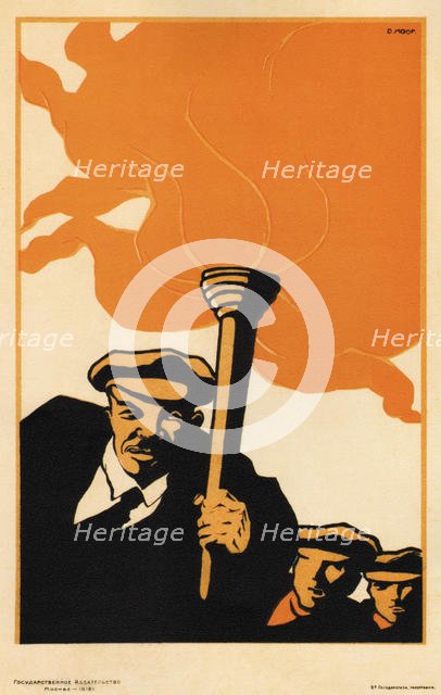 Lenin, 1919. Artist: Moor, Dmitri Stachievich (1883-1946)