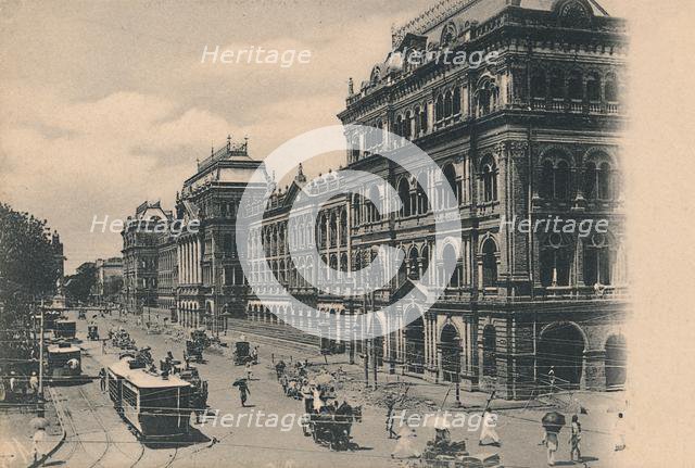 'View of Writers Buildings, Calcutta', c1910. Creator: Johnston & Hoffmann.