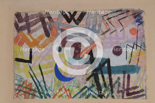 Game of the forces of Lech Landscape, 1917. Creator: Klee, Paul (1879-1940).