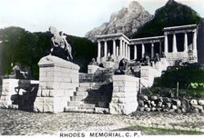 Rhodes Memorial, Devil's Peak, Cape Town, c1920s.Artist: Cavenders Ltd