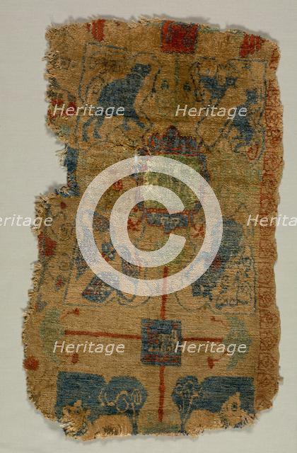 Carpet Fragment, c. 1400s. Creator: Unknown.