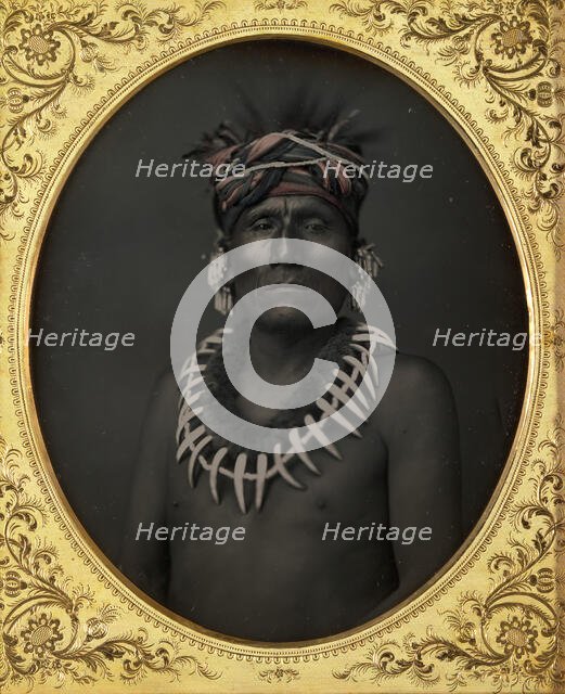 Kno-Shr, Kansas Chief, 1853. Creator: J. H. Fitzgibbon.