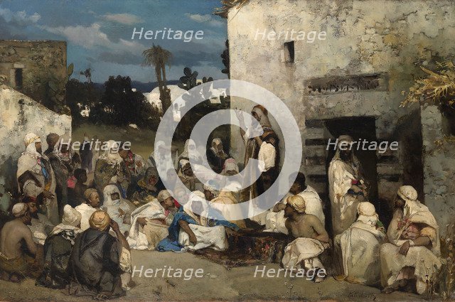 The Sermon at Capernaum. Artist: Kotarbinsky, Vasilii (Wilhelm) Alexandrovich (1849-1921)