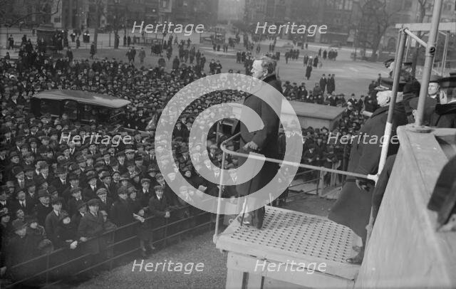 Secy Daniels on RECRUIT, 16 Mar 1918. Creator: Bain News Service.