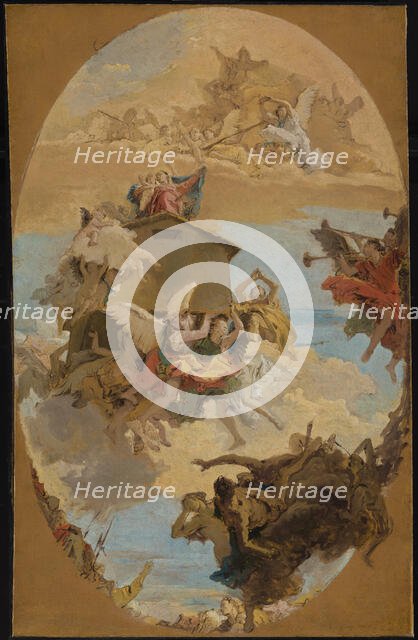 The Miracle of the Holy House of Loreto, 1743. Creator: Giovanni Battista Tiepolo.