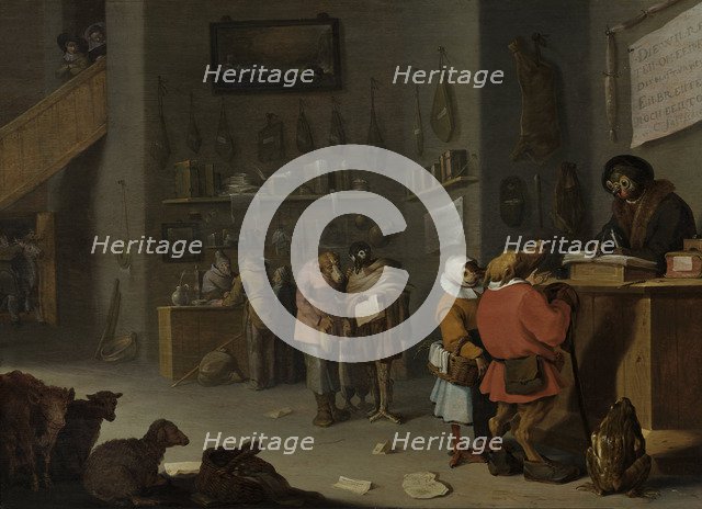 ''Who sues for a cow'', 1629. Artist: Saftleven, Cornelis Hermansz. (ca. 1607-1681)