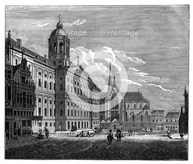 The Palais Royal, Amsterdam, c1890. Artist: Unknown