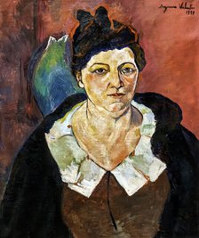 Portrait of Lucie Valore (1878-1965), wife of the painter Maurice Utrillo, 1937. Creator: Valadon, Suzanne (1865-1938).