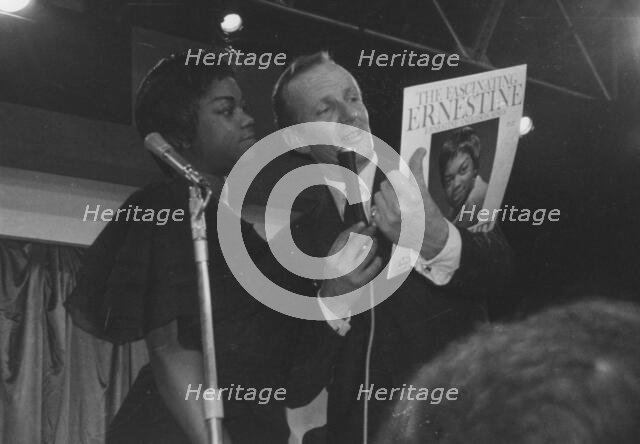 Ernestine Anderson and McDonald Hobley, Album Launch 1960. Creator: Brian Foskett.
