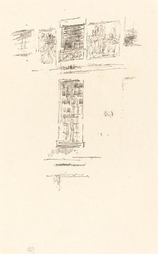 Hôtel Colbert, Windows, 1891. Creator: James Abbott McNeill Whistler.