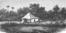 ''Sportsman's Tent in India; Notes on the Indian Wolf, "Canis Pallipes."', 1875. Creator: Charles Horne.