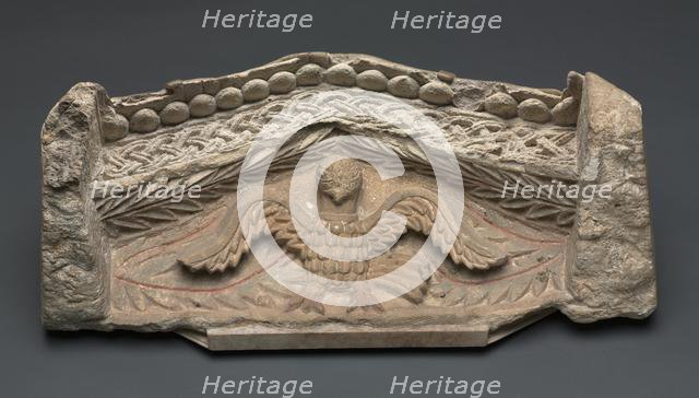 Pediment with an Eagle, 400s. Creator: Unknown.