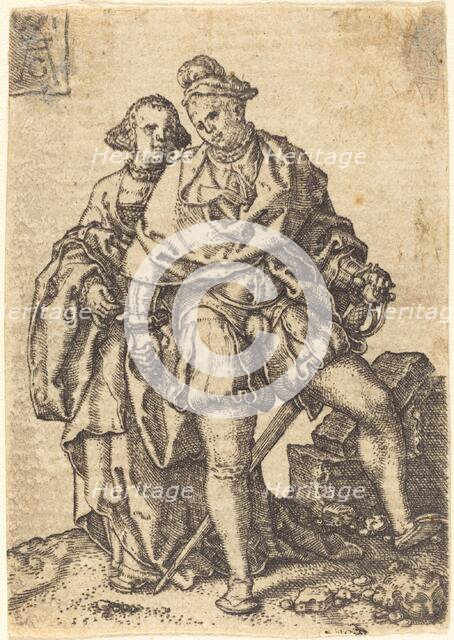 Dancing Couple, 1551. Creator: Heinrich Aldegrever.