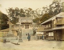 Katase Temple (Ryuko-ji (Fujisawa)), 1865. Creator: Unknown.