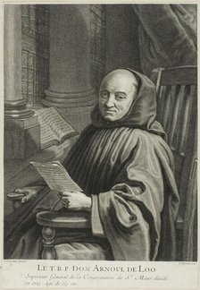 Portrait of Father Arnoul de Loo, n.d. Creator: Pierre Imbert Drevet.