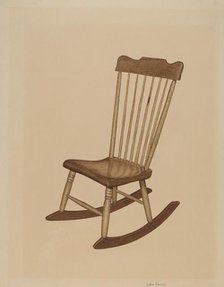 Rocking Chair, 1940. Creator: LeRoy Griffith.