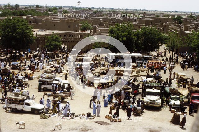 Market at Djenné, Mali, 1990. Creator: Amanda Waite.