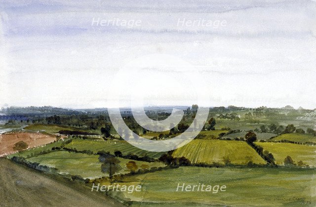 View of Swiss Cottage, Hampstead, London, 1836.              Artist: Edmund Marks