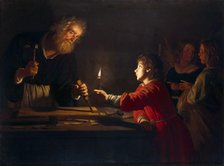 Childhood of Christ', c1620. Creator: Honthorst, Gerrit, van (1590-1656).