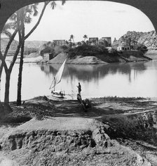 The island of Philae, Egypt, 1905.Artist: Underwood & Underwood