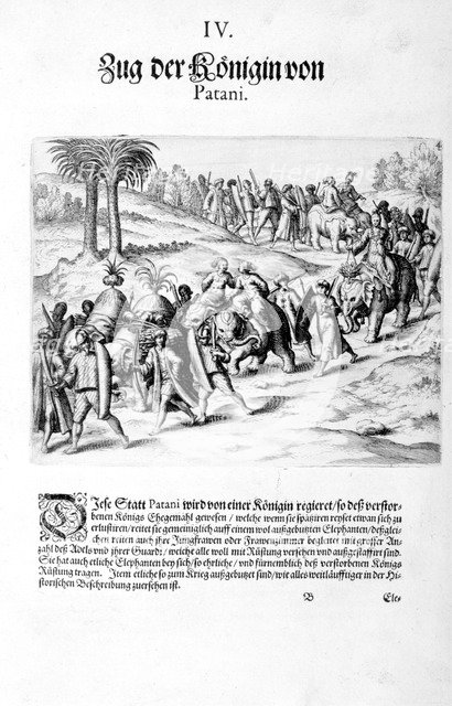 Convoy of the Queen. 1606. Creator: Theodor de Bry.