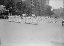 Preparedness Parade - Units of Women in Parade, 1916. Creator: Harris & Ewing.