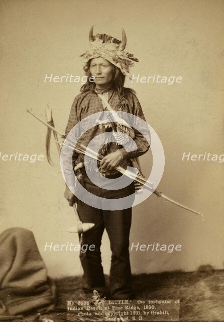 Little, instigator of Indian Revolt at Pine Ridge, 1890, 1891. Creator: John C. H. Grabill.