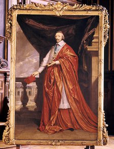 Cardinal Richelieu, French prelate and statesman, 1640. Artist: Philippe de Champaigne