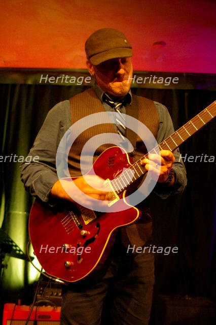 BD Lenz, BD Lenz Trio, Verdict Jazz Club, Brighton, East Sussex, June 2024. Creator: Brian O'Connor.
