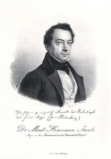 Portrait of Moritz Hermann von Jacobi (1801-1874), 1837. Creator: Hau, Eduard (1807-1887).