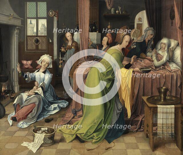 The Birth of the Virgin, 1520. Creator: Jan de Beer.