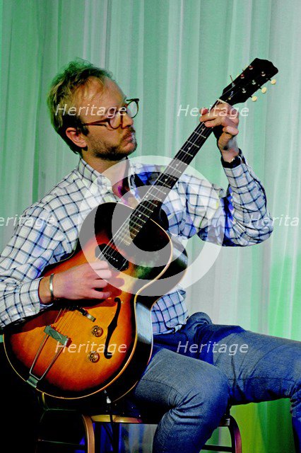 Dave Archer, Watermill Jazz Club, Dorking, Surrey, 26th July, 2016. Artist: Brian O'Connor.