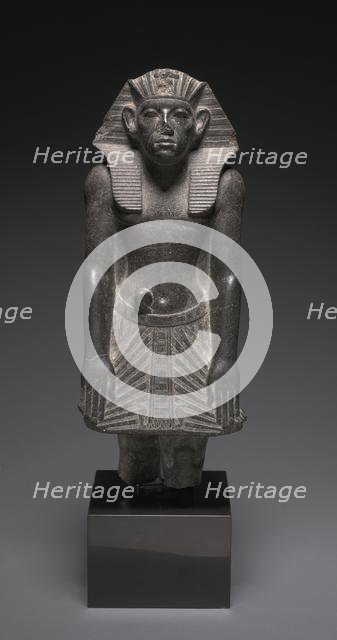 Statue of Amenemhat III, c. 1859-1814 BC. Creator: Unknown.