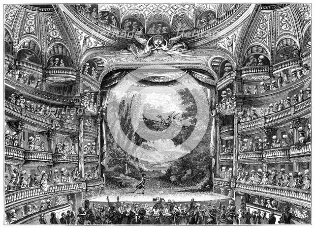 A Variety Of Amusements, French Theatre, 1789, (1885). Artist: Unknown