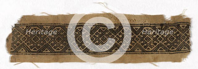 Border, Egypt, Mamluk period (1250-1517), 13th/14th century. Creator: Unknown.