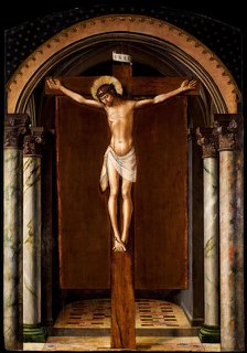 Christ on the cross, c1493-1498. Creator: Berruguete, Pedro (1450-1503).