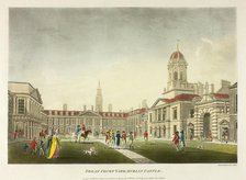 Great Courtyard, Dublin Castle, published July 1792. Creator: James Malton.