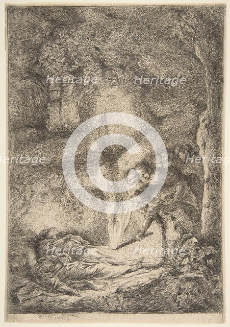 Finding the bodies of Saints Peter and Paul, 1645-51. Creator: Giovanni Benedetto Castiglione.