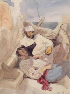Two Spanish Sailors, 1834. Creator: William Allan.
