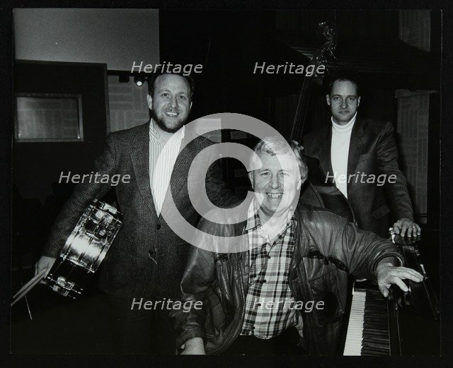 Bobby Worth, Brian Dee and Mario Castronari at Lansdowne Studios, Holland Par Artist: Denis Williams