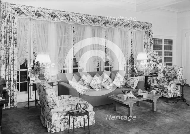 William S. Paley, residence in Manhasset, Long Island, New York, 1942. Creator: Gottscho-Schleisner, Inc.