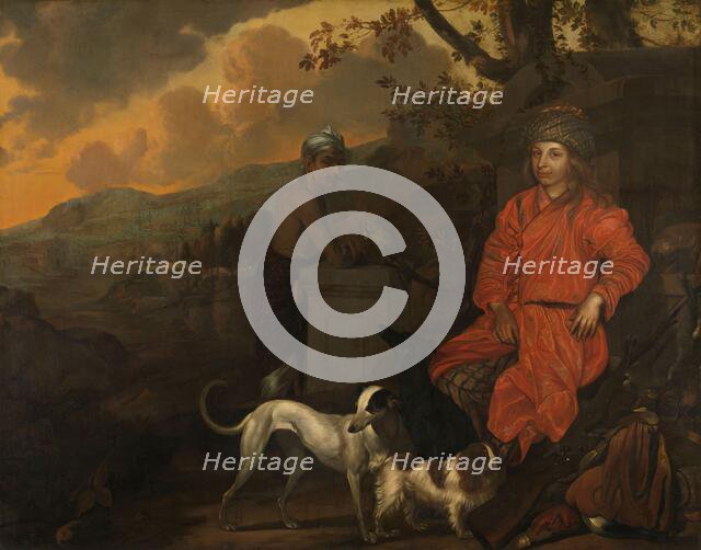 Portrait of Philippus Baldaeus and Gerrit Mossopotam, 1668. Creator: Johan De La Rocquette.